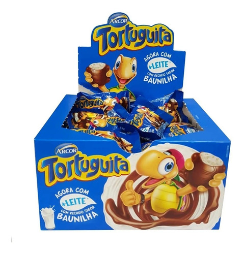 Chocolate Tortuguita 3 Caixas C/24 Cada - Diversos Sabores