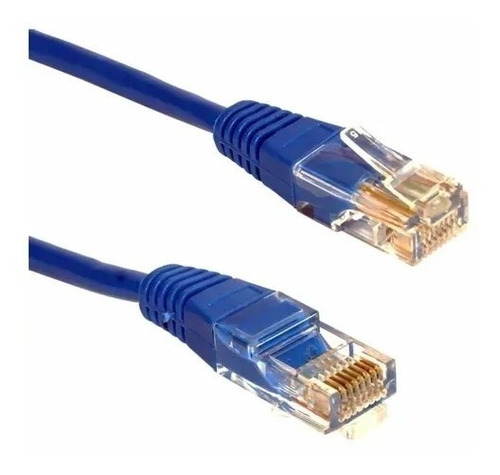 Cabo De Rede Rj45 Azul Internet 10m