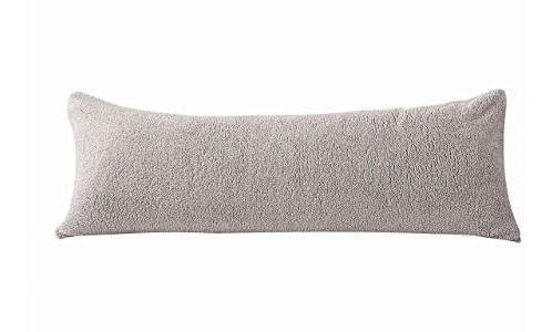Funda De Almohada Ultra Suave Con Cierre En Color Marron
