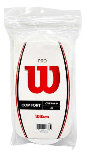 Paquete De 30 Pro Overgrip De Wilson Blancos