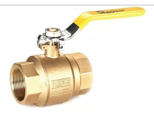 Valvula Esferica Llave Paso Total Gas 1 1/2 Sigas