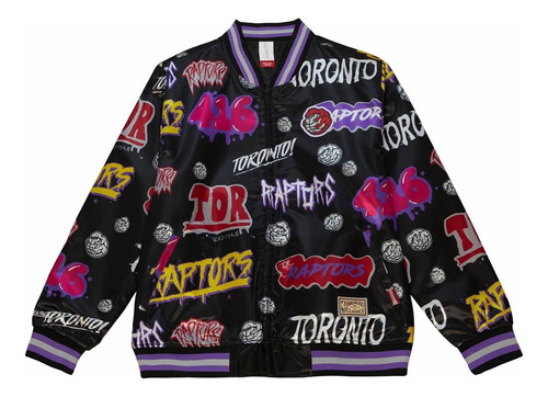 Mitchell & Ness Nba Toronto Raptors Chamarra Reversible Stik