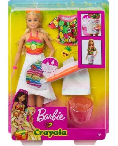 Barbie Crayola Sorpresa De Frutas.