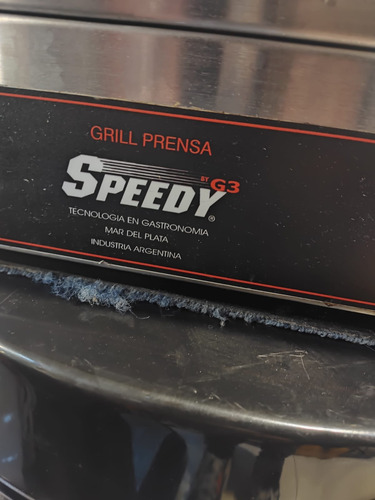 Plancha Electrica Parrilla Speedy Plateado (Usado)