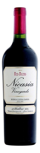 Vinho Argentino Nicasia Red Blend Malbec 750ml Kit C/ 6 Grfs