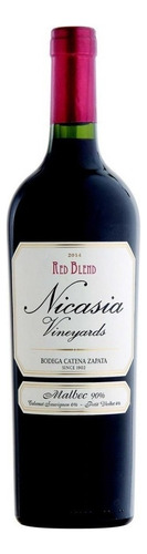 Vinho Argentino Nicasia Red Blend Malbec 750ml Kit C/ 6 Grfs