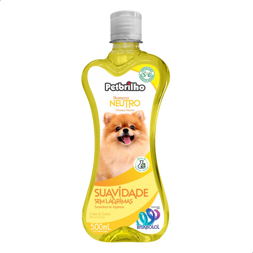 Shampoo Neutro 500ml Para Gato Cachorro Pet Shop Petbrilho