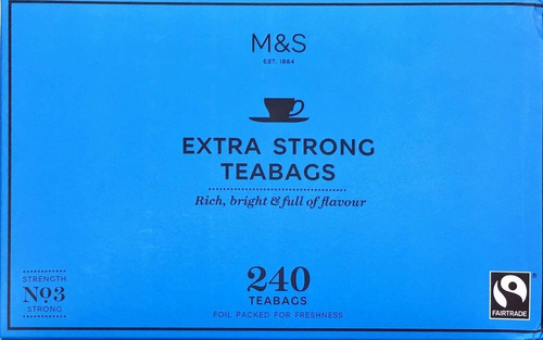 Té Extra Fuerte De M&s, 240 Bolsitas De Té Del Reino ...