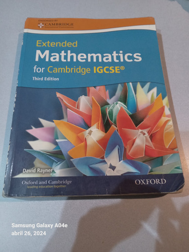 Extended Mathematics For Cambridge Igcse