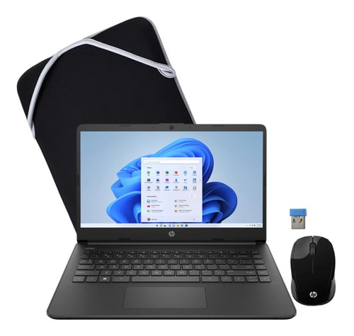 Imagen 1 de 9 de Laptop Hp 14 Dq0509la Celeron N4120 Ram 4gb Ssd 128gb Win11