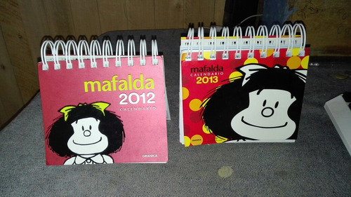 Calendarios De Colección Mafalda 2012 Y 2013