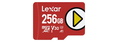 Lexar Msplay 256gb 150mb/s Read, Class 10, U3, V30, A1