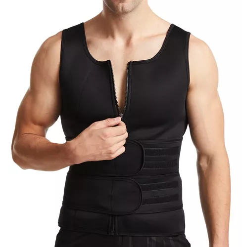 Faja Chaleco Térmico Reductor Hombre Fitness Bajar Peso - M - Promart