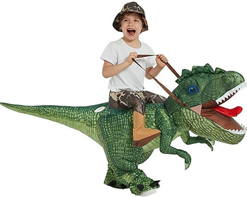 One Casa Disfraz Inflable De Dinosaurio Para Montar En T Re. | Envío gratis