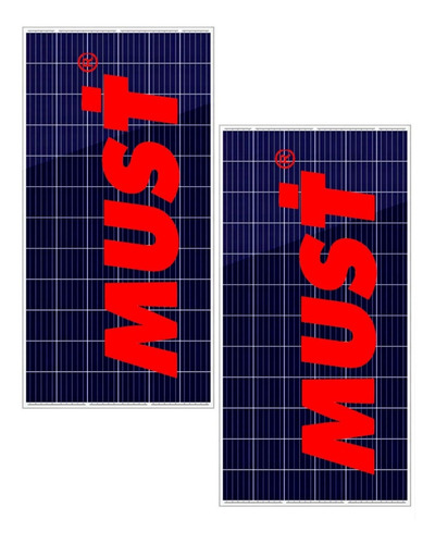 Imagen 1 de 8 de Combo 2 Paneles Solares Policristalino 160watts 12v