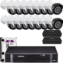 Comprar Kit 10 Câmeras Ip Intelbras Nvd 1216 Câmeras Vip 1130 Onvif
