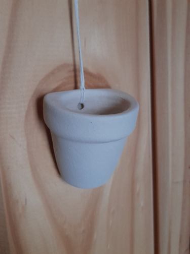 Imagen 9 de 10 de 20 Macetas Barro Cerámica Para Pintar Pared, Colgante Imán