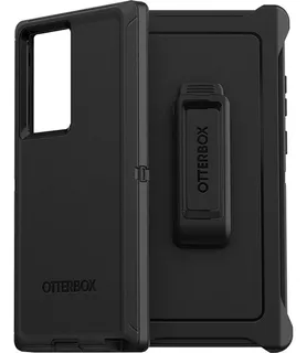 Capa Otterbox Defender Series Para Samsung Galaxy S22 Ultra Cor Preto