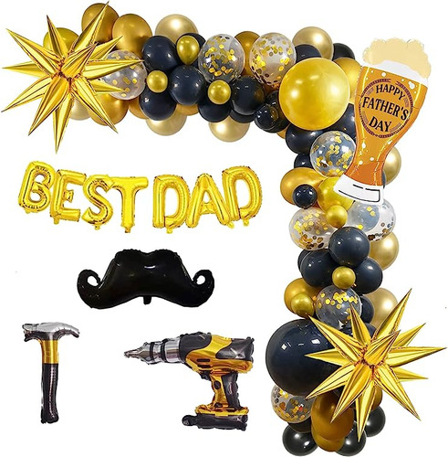 El Kit Arco Globos Para Decoracion Del Dia Del Padre Incluye