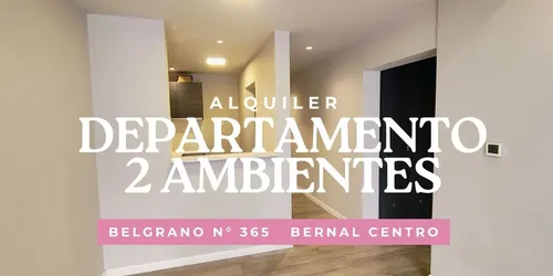 Alquiler Dpto 2 Amb  Con Balcón - Bernal Centro