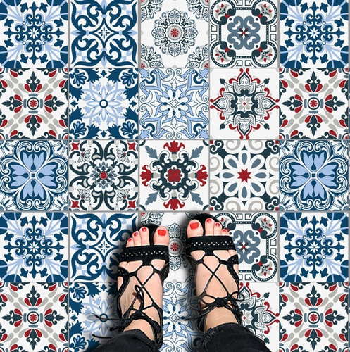 Plancha Vinilo Lamina Azulejo Mosaico Adhesivo 1 X 0.70 Mts Color 22. Bruselas