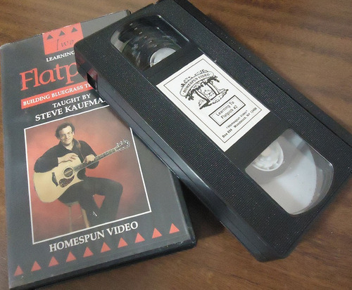 Imagem 3 de 4 de Steve Kaufman Learning Flatpick Building Bluegrass Vhs