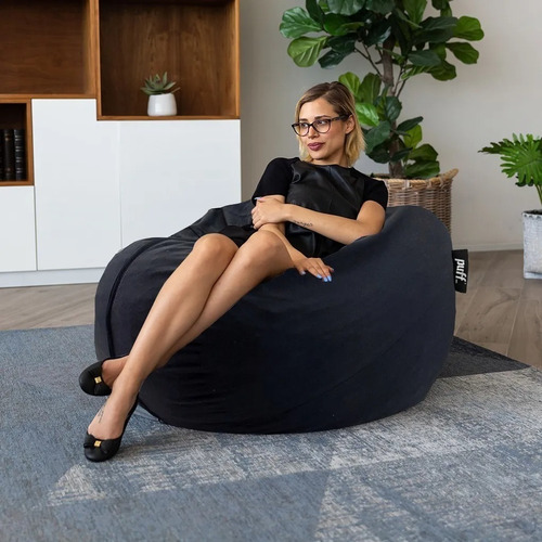 Puff Sillón Mediano Cómodo, Liviano Y Resistente (unicel)