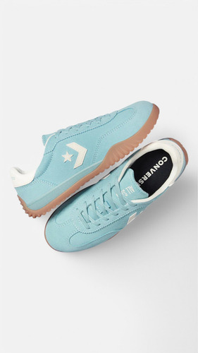 Zapatillas Converse Run Star Trainer Core Celeste Marrón