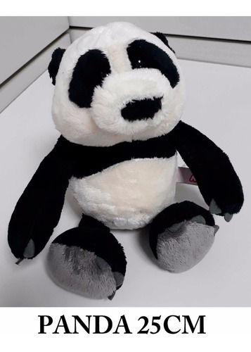 Panda Bicho De Pelúcia Macia 25cm Importado Original Nici