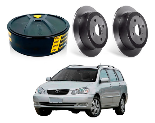Disco Freio Traseiro Original Corolla Fielder 1.8 2005