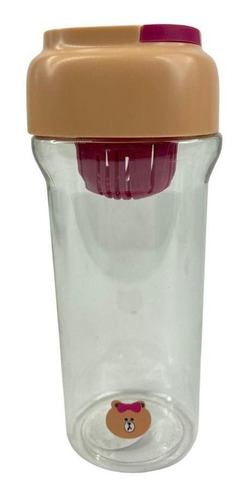 Imagen 2 de 2 de Vaso Botella Para Agua Te Infusiones Con Filtro