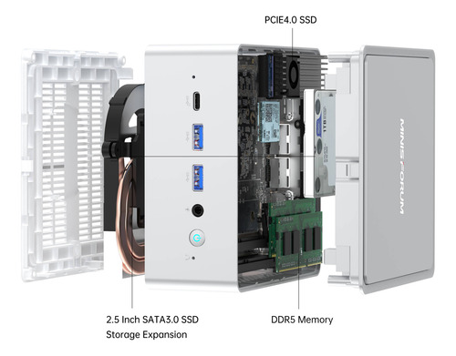 Mini Pc Minisforum Npb6 Core I7 13th Gen (no Ram No Ssd)