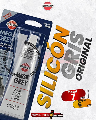 Silicon Gris Mega Grey 85gr