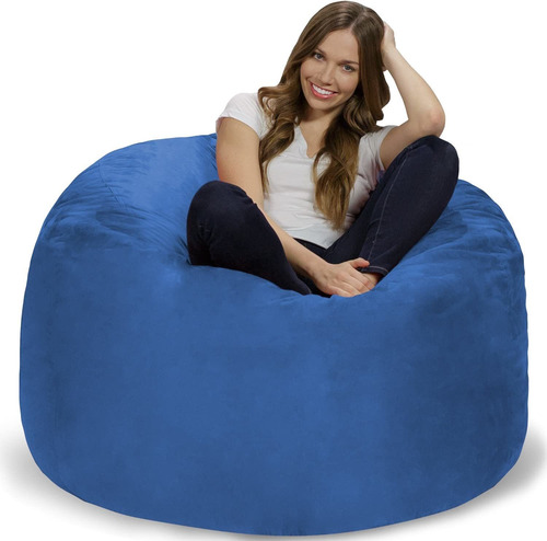 Bean Bag Chair: Bean Bag Gigante De Espuma Viscoelásti...
