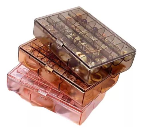 Organizador 2 En 1 Con Tapa Multifuncional Joyas Maquillaje