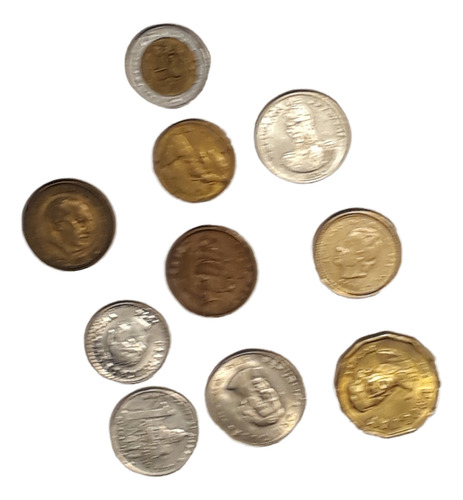 Monedas Extranjeras Mundiales X 10 Distintas No Repetida Lo9