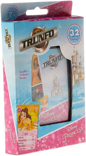 Jogo Super Trunfo Princesas Disney