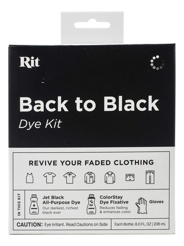 Kit De Tinte Rit Back To Black, 5,88 X 5 X 2,38