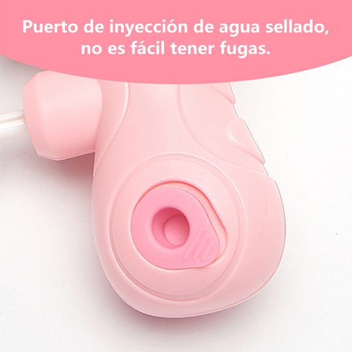 Pistola De Agua De Juguete Para Niños Bañera Con Luz Rosa