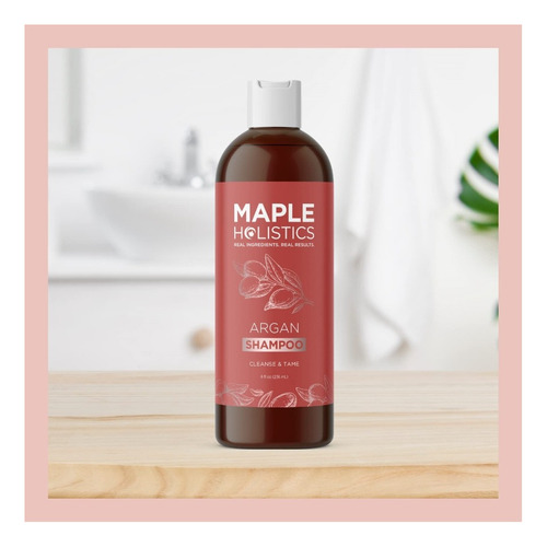 Champú Aceite Argán Para Cabello Seco Sin Sulfatos, Maple