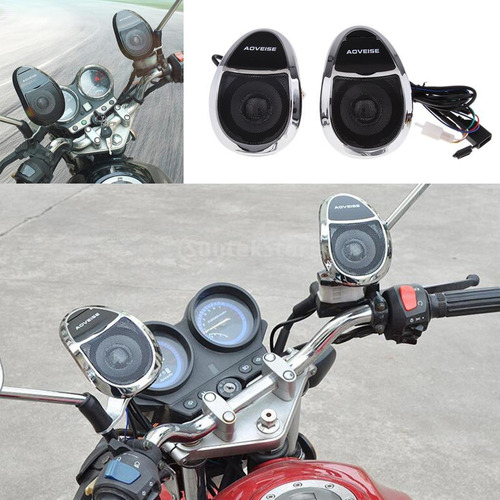 Bluetooth Para Motocicleta Audio Estéreo Música System De