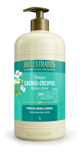 Shampoo E Condicionador Cachos E Crespos 1l Bio Extratus