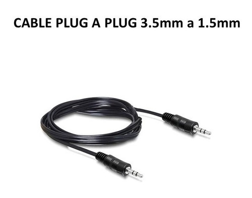 Cable Plug A Plug 3.5mm A 1.5mm