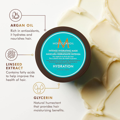 Shampoo 250ml + Mascarilla Intensa Moroccanoil Hydration