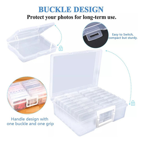 Cajas Portátiles Para Guardar Fotos, Con 16 Compartimentos