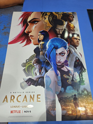 Poster De Todo Sobre Arcane De League Of Legends De Netflix