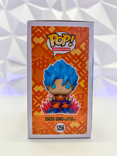 Funko Pop! Goku Kaio Ken Brilla #1256 Dragon Ball Azul Glow