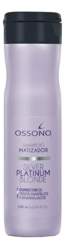 Shampoo Corrector Matizador Super Blonde Silver 250ml Ossono