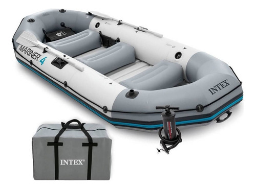 Bote Mariner 4 Para Rio Fuerte (4 Personas) Inflable Intex