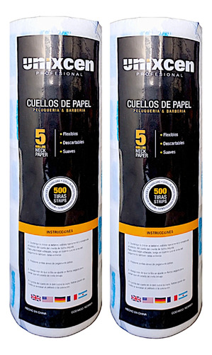 Papel Cuello Barberia Peluqueria Corte 2 Pack